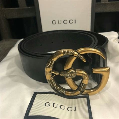 gucci snake belt buckle|real gucci belt gold buckle.